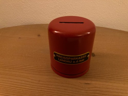 Metall spardose alt - metall,