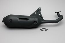 Silent-Pro Auspuff Schwarz E-geprüft für Yamaha Aerox, MBK Nitro, Apriila SR 50