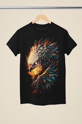 Phoenix fire ice eagle shirt - ice, t-shirt