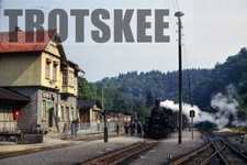 35mm Dia DR DDR Eisenbahn Dampflok 99 5906 1974 Deutsche