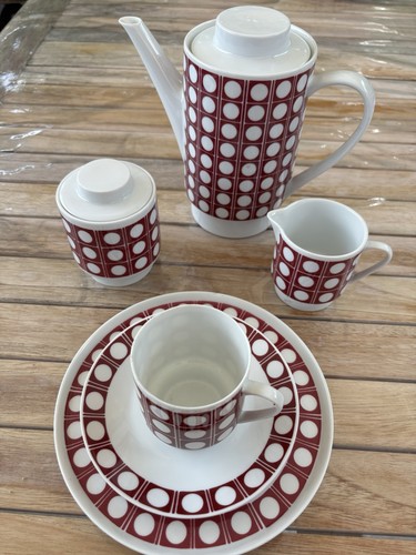 Melitta kaffeeservice rot mit - melitta,