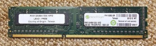 Rendition 4gb ram riegel - ram, ddr3