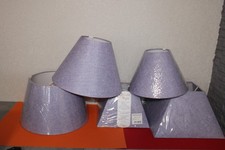 Lampenschirm Rund Eckig Lila