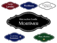 Emaille-Namensschild-175 x 75