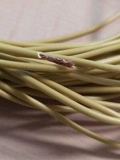 Litze flexibel H05V-K 0,75mm², gelb, kurze Kabelreste