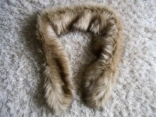 Webpelz-Schal - 150,00 cm x 15,00 cm - auch als Stola zu tragen