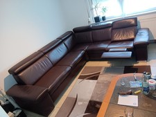 Echtleder Sofa Braun Mit
