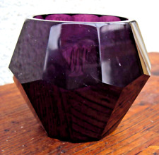 Glasvase Moser Amethyst Lila