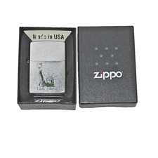 Zippo Lady Liberty Benzinfeuerzeug USA  Metall gebürstet mit Box