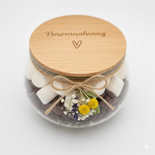 Nervennahrung vorratsglas mit - nervennahrung,