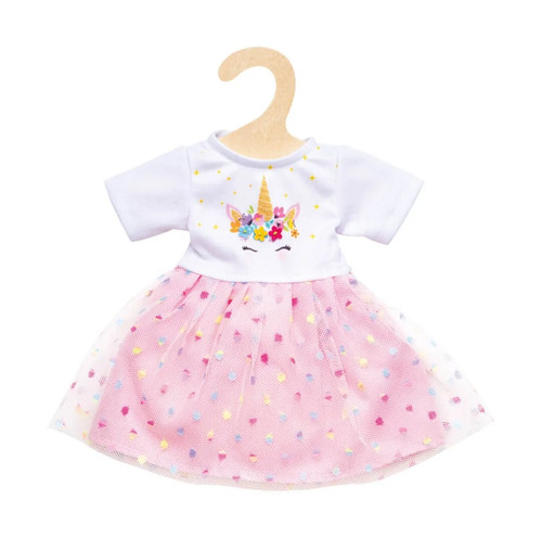 Puppen kleid einhorn hannah - puppen-kleid,