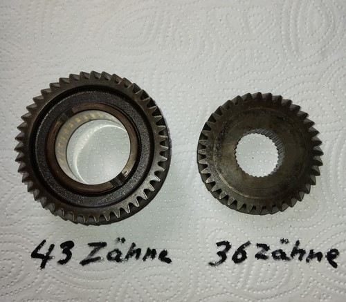 Zahnrad gangpaar 0 837 - gangpaar, 0,837