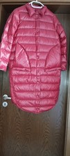 Daunenmantel Im Hemdenstil Super - selten - ROT Gr. L Weiches Glanznylon