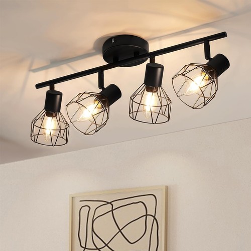 Käfig lampe schwarz 3 - lampe,