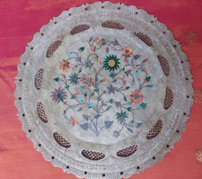 Teller Dekor Skulptur Marmor