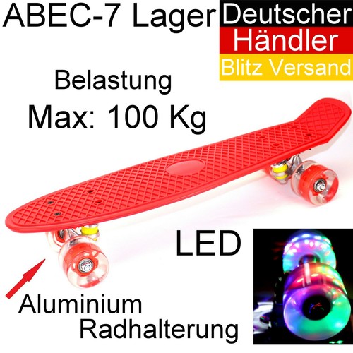 Led mini skateboard fun - 22",