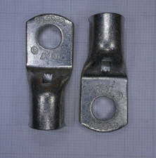 2x 35mm² Rohrkabelschuhe M8 Quetsch Ring Kabelschuhe