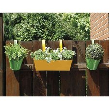 Blumentopf 2er grün 16cm bunt - grün,