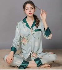 2 tlg Seidenpyjama Silk