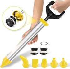 Mörtelspritze Fugenpistole Edelstahl Fugenspritze Mörtelpistole Mörtel Zement