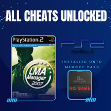 *Alle Cheats entsperrt* LMA Manager 2007 Option Datei PS2 Speicherkarte