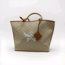MCM Schultertasche in Beige | 'Himmel' | Staubbeutel 