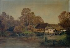 Ölbild Landschaft mit