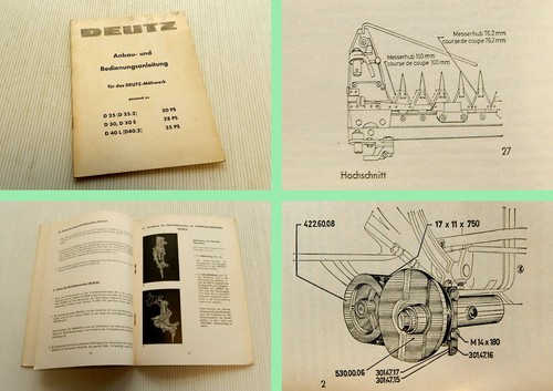 Deutz mähwerk - deutz,