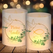 Windlicht Tischdeko Taufe