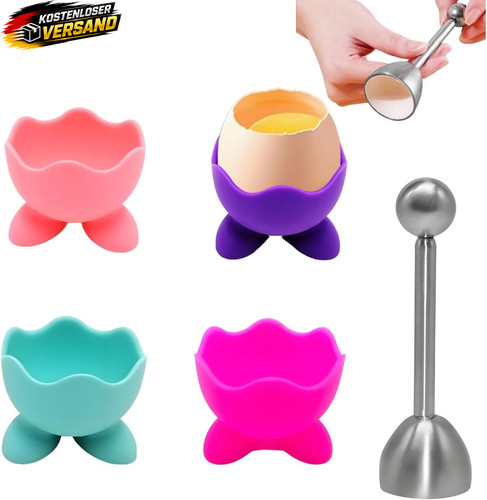 Eierbecher set mit - eierbecher,