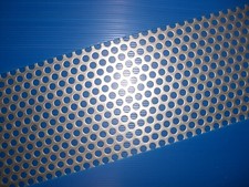 BUCHERT Edelstahl-Lochblech -VA- Rv 10-15/3 mm -Kohlerost- Größe+Maß-Zuschnitt