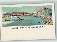 13034424 - Grand Hotel De La Paix, Geneve - Dampfer Schifffahrt
