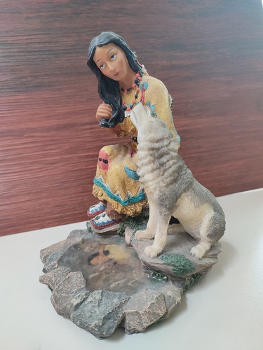 Indianer figur sqaw - /, mit