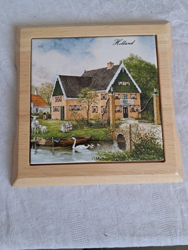 Gerahmtes kachelbild 20x20cm - gerahmtes,