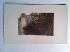 Im Schützengraben, Rumpelkammer oder Materialdepot, WK1, Foto Postkarte, ungelau