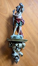 2 alte Heiligenfiguren –