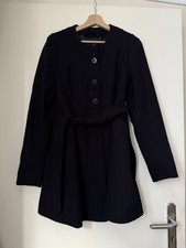 Elegante, schwarze Übergangsjacke/Übergangsmantel von H&M in Größe S