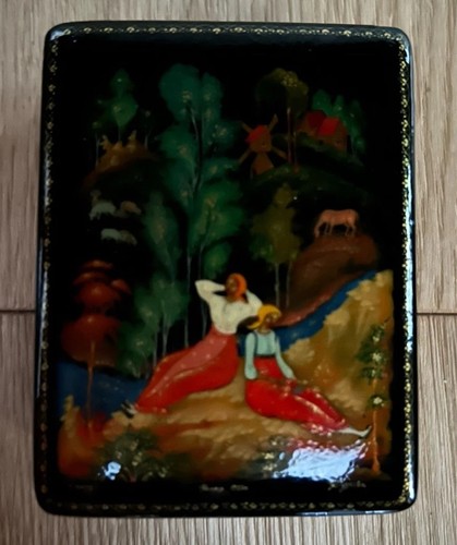 Russische lackdose palekh - lackdose,,