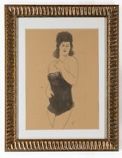 August Wilhelm Dressler,"Negligés" Aquarell, sign. 1920 Jahre, Neue Sachlichkeit