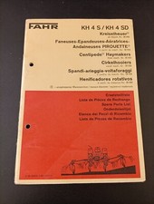 Originale Ersatzteilliste Fahr KH 4 S / KH 4 SD Kreiselheuer, Heuwender
