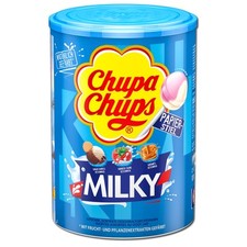 (12,29€/1kg) Chupa Chups Milky, Milch-Lutscher, 100 Stück