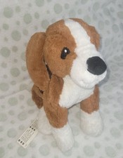 IKEA Stofftier Gosig Valp Beegle Beagle Hund mit langem glänzendem Fell