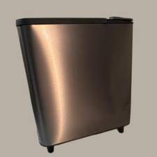 Mülleimer 33L Metall Grau