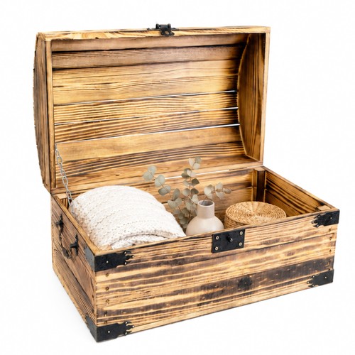 Holztruhe piet geflammt - holztruhe, –