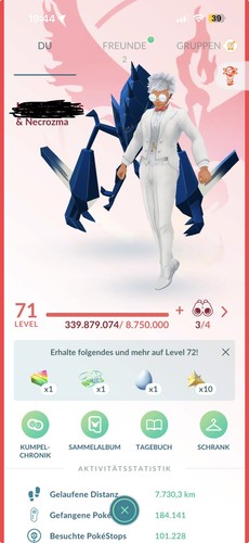 Pokémon account - go,