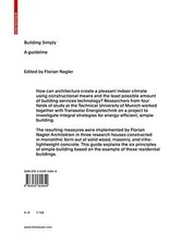 Building Simply: A guideline Buch Birkhäuser