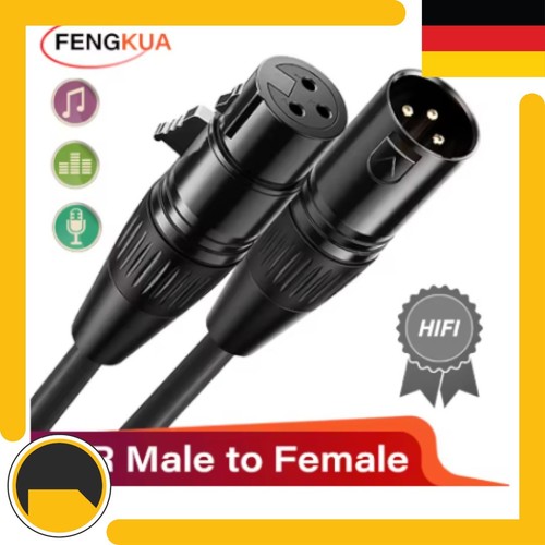 Xlr kabel 3polig dmx - 3polig,