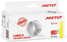 Original Meto Etiketten Für Preisauszeichner (22X12 Mm, 1-Zeilig, 6.000 Stück, P