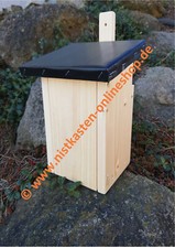 Baumläufernistkasten,Nistkasten für Baumläufer,Gartenbaumläufer, mit Dachpappe