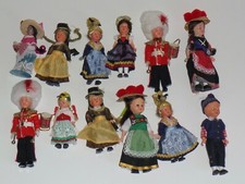 12 Sammlerpuppen Trachtenpuppe